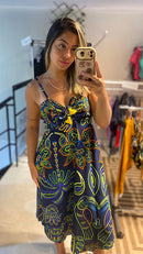 Vestido Alça Viscolinho
